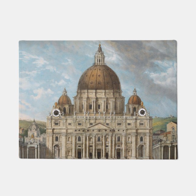 St Peter's Basilica in the Vatican City Doormat (Front)