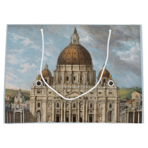 St Peters Basilica in the Vatican City Large Gift Bag