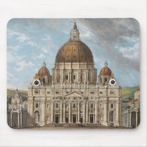 St Peters Basilica in the Vatican City Mouse Pad