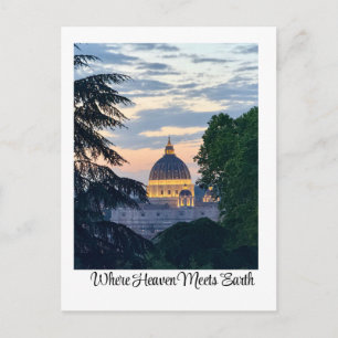 St. Peter's Basilica Rome, Italy Postcard