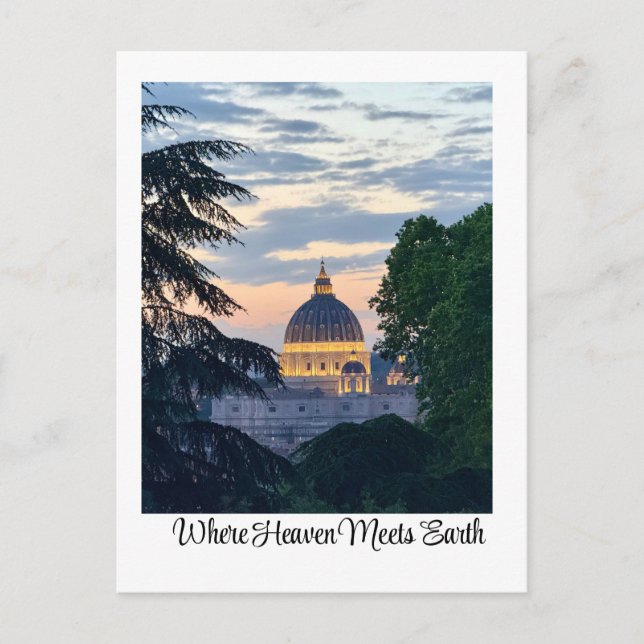 St. Peter's Basilica | Rome, Italy Postcard (Front)