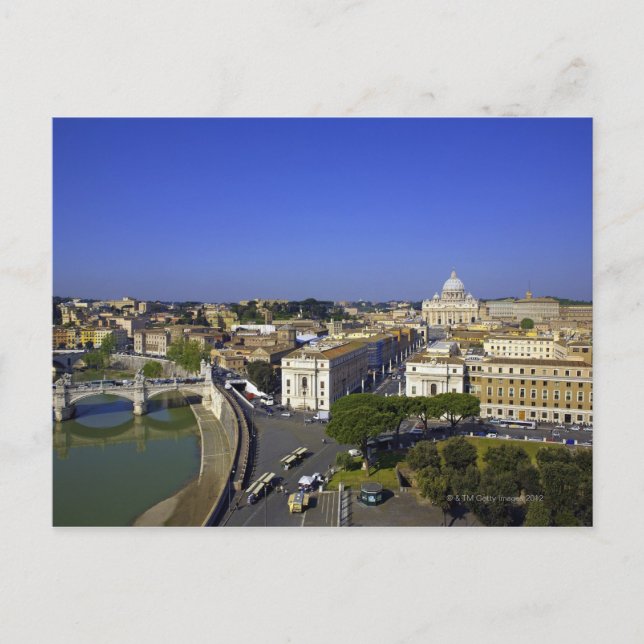 St. Peter's Basilica, State of the Vatican City Postcard (Front)