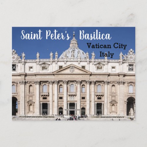 St Peters Basilica Vatican City Italy Postcard