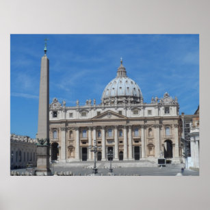 St Peter's Basilica- Vatican City Poster