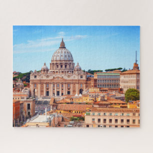 St. Peter's Basilica, Vatican City, Rome Italy Jigsaw Puzzle