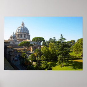 St. Peter's Basilica, Vatican City, Rome, Italy Poster