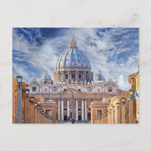 St Peters Basilica Vatican City Rome Postcard