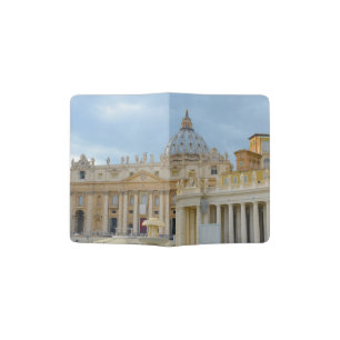 St. Peters Basilica Vatican in Rome Italy Passport Holder