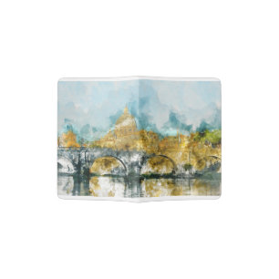 St. Peters Basilica Vatican in Rome Italy Passport Holder