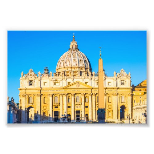 St Peters Cathedral Basilica Rome Italy Photo Print