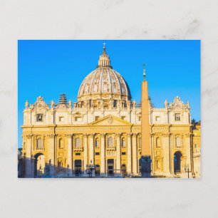 St Peter's Cathedral Basilica Rome Italy Postcard