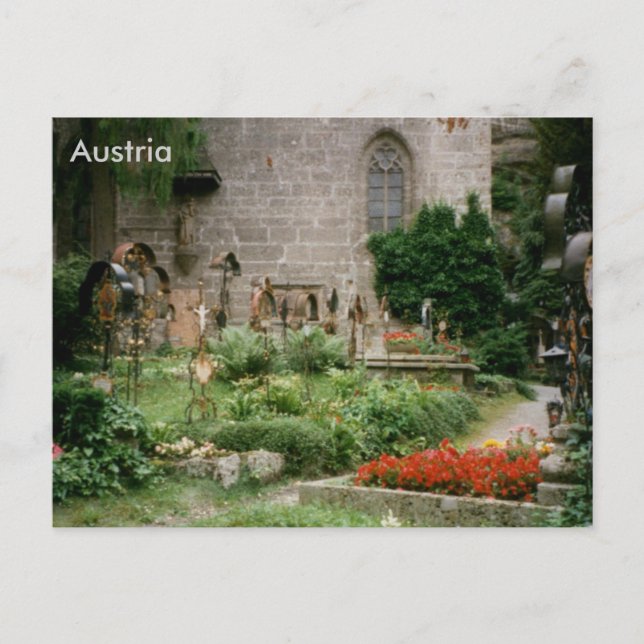 St. Peter's Cemetery, Salzburg, Austria Postcard (Front)