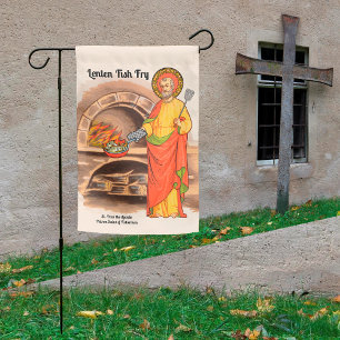 St. Peter's Lenten Fish Fry Garden Flag