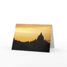 St Peter's Rome at sunset