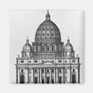 St. Peter's, Rome, engraved by C. Campbell Magnet