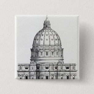 St. Peter's, Rome Pinback Button