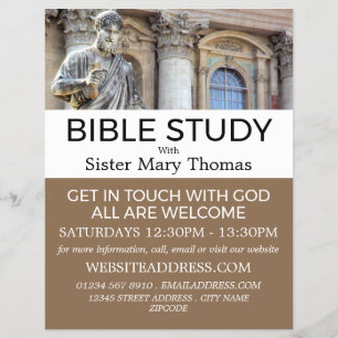 St. Peter's Square, Christian Bible Class Advert Flyer