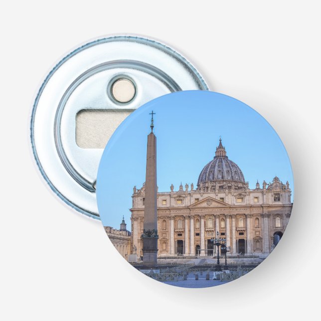 St. Peter's Square in Vatican City - Rome, Italy Bottle Opener (Front)