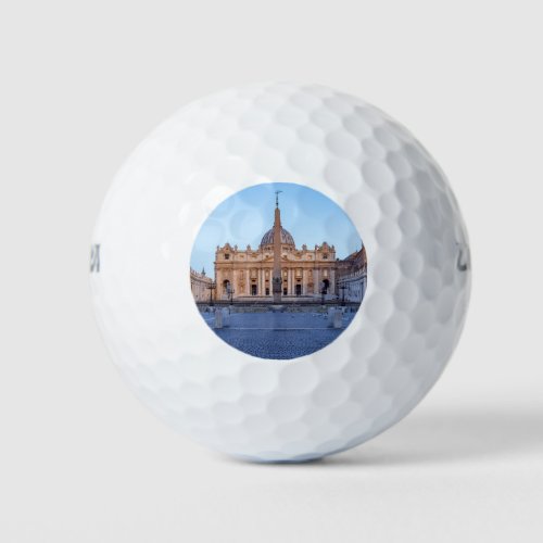 St Peters Square in Vatican City _ Rome Italy Golf Balls