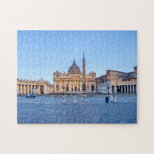 St. Peter's Square in Vatican City - Rome, Italy Jigsaw Puzzle