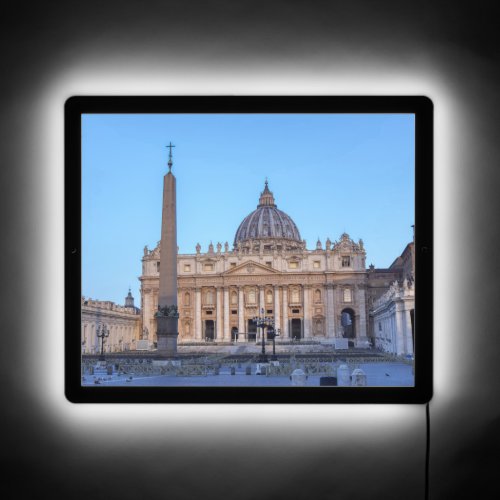 St Peters Square in Vatican City _ Rome Italy LED Sign