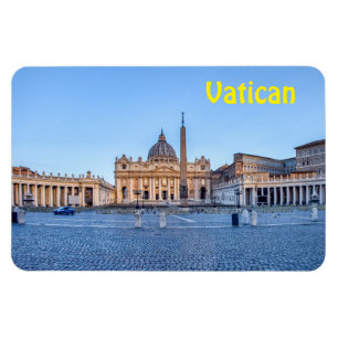 St. Peter's Square in Vatican City - Rome, Italy Magnet