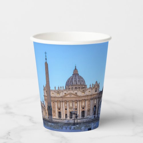 St Peters Square in Vatican City _ Rome Italy Paper Cups