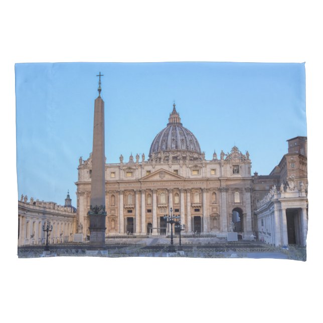 St. Peter's Square in Vatican City - Rome, Italy Pillow Case (Front)