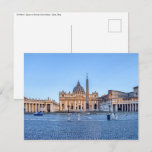 St. Peter's Square in Vatican City - Rome, Italy Postcard