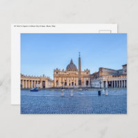St. Peter's Square in Vatican City - Rome, Italy