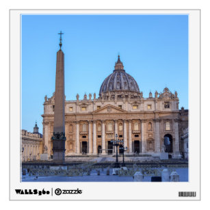 St. Peter's Square in Vatican City - Rome, Italy Wall Decal