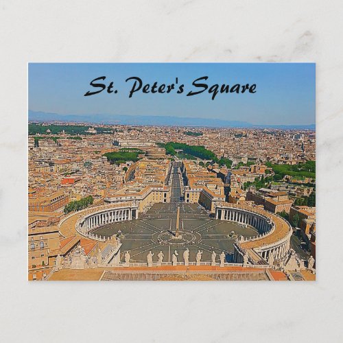 St Peters Square Postcard