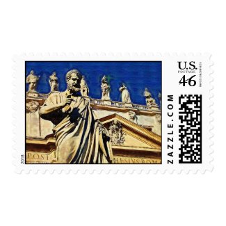 St Peter's Square Rome Stamps