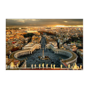 St Peter's Square Vatican Acrylic Print