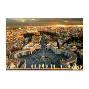 St Peter's Square Vatican  Acrylic Print