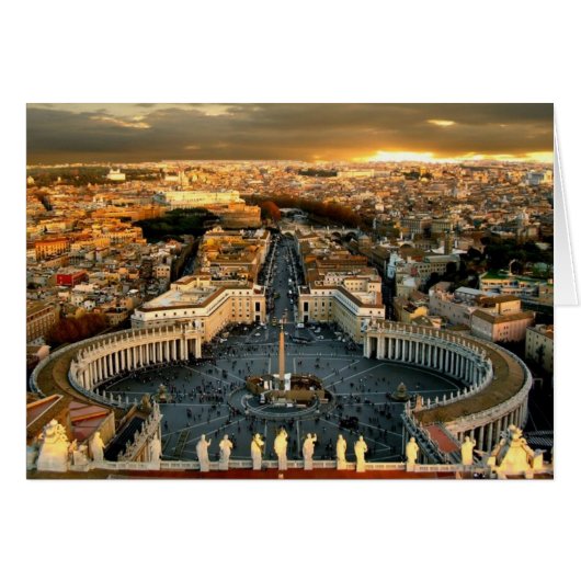 St Peter's Square, Vatican Cards (Front Horizontal)