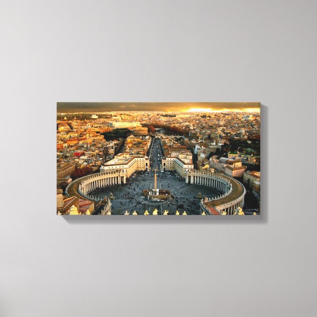 St. Peter's Square Vatican City Canvas Print (Front)