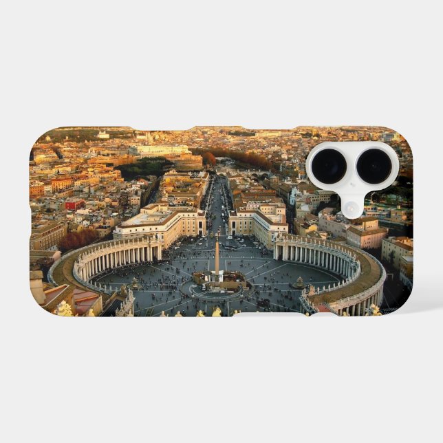 St Peter's Square Vatican iPhone Case (Back Horizontal)