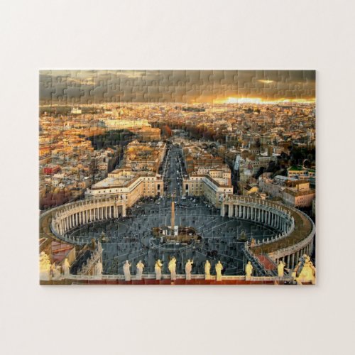 St Peters Square Vatican Jigsaw Puzzle