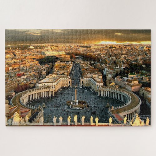 St Peters Square Vatican Jigsaw Puzzle