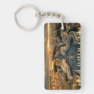 St Peter's Square Vatican Keychain