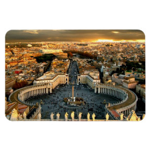 St Peter's Square Vatican Magnet