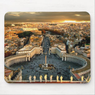 St Peter's Square Vatican Mouse Pad