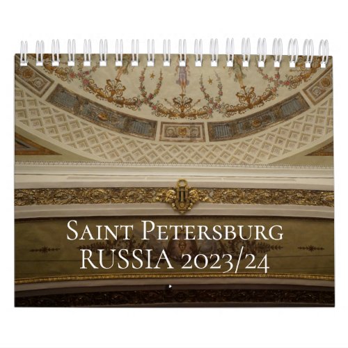 St Petersburg  18 mth Calendar Choose Start Date Calendar