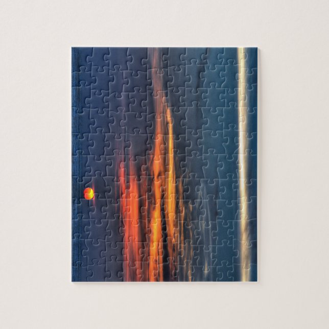 St.Petersburg Beach Florida Sunset Jigsaw Puzzle (Vertical)