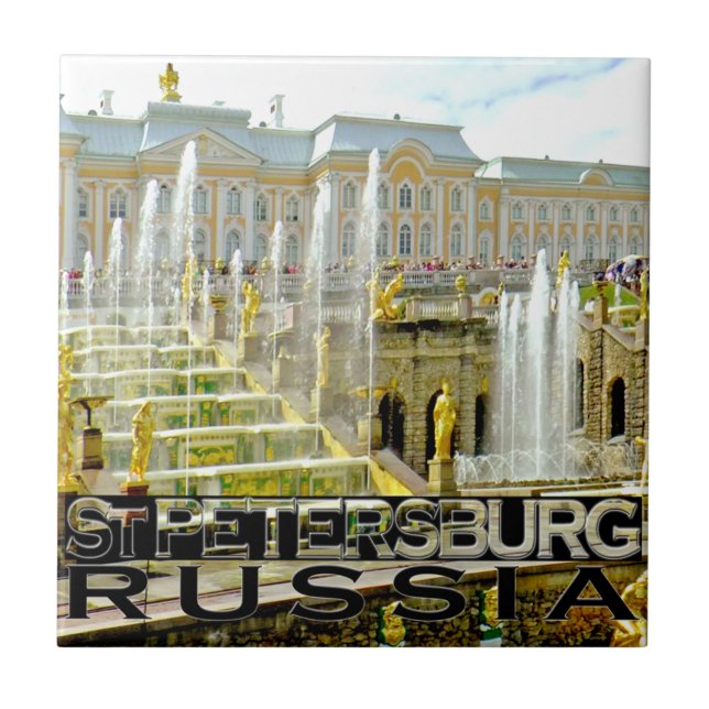 St Petersburg Ceramic Tile (Front)