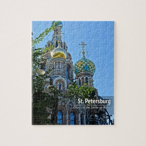 St Petersburg Church of the Savior on Blood Jigsaw Puzzle