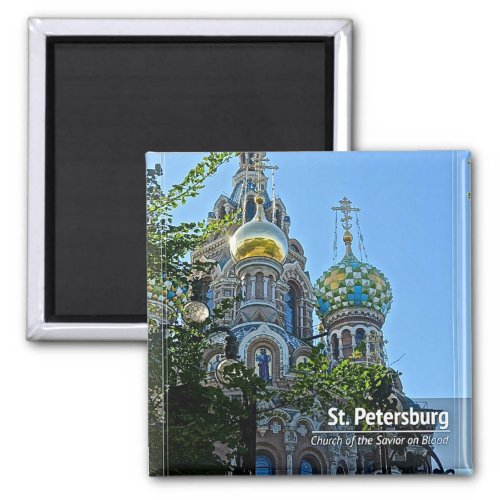 St Petersburg Church of the Savior on Blood Magnet