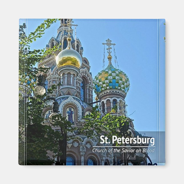 St. Petersburg, Church of the Savior on Blood Magnet (Front)
