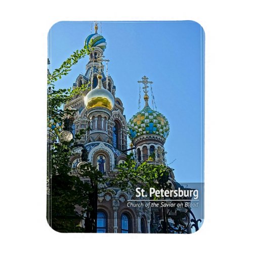 St Petersburg Church of the Savior on Blood Magnet